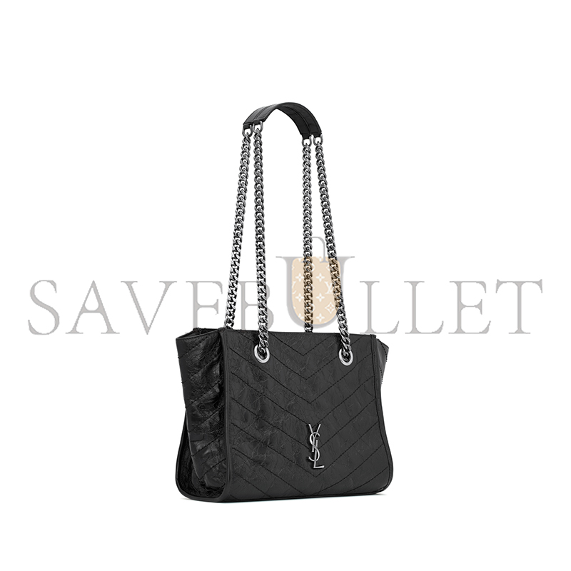 YSL NIKI SMALL SHOPPING IN VINTAGE LEATHER 8726800EN041000 (25*19*10cm)